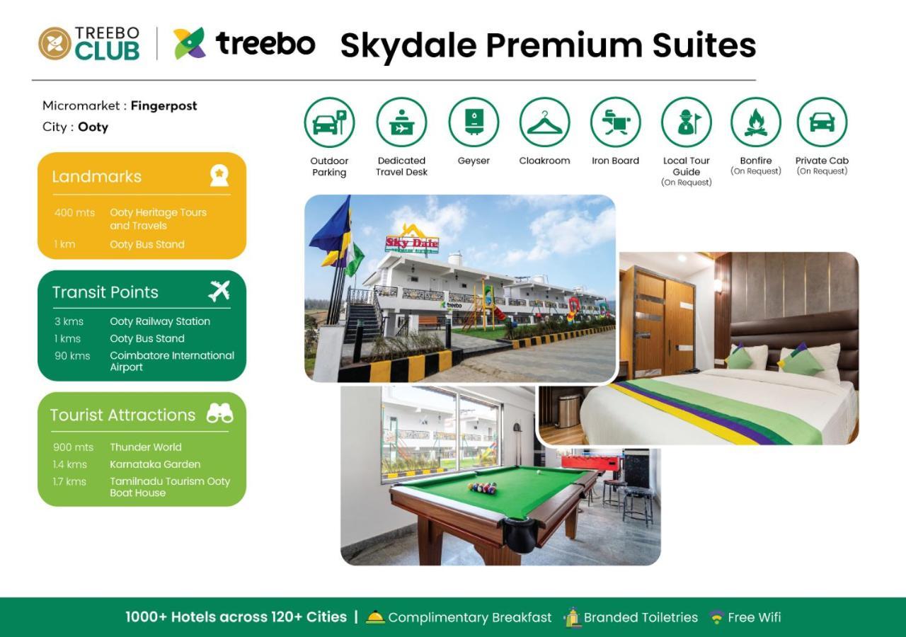 Treebo Skydale Premium Suites, 1500 Mtrs From Ooty Lake Εξωτερικό φωτογραφία